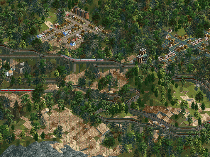 Archive artwork from the Transport Tycoon franchise